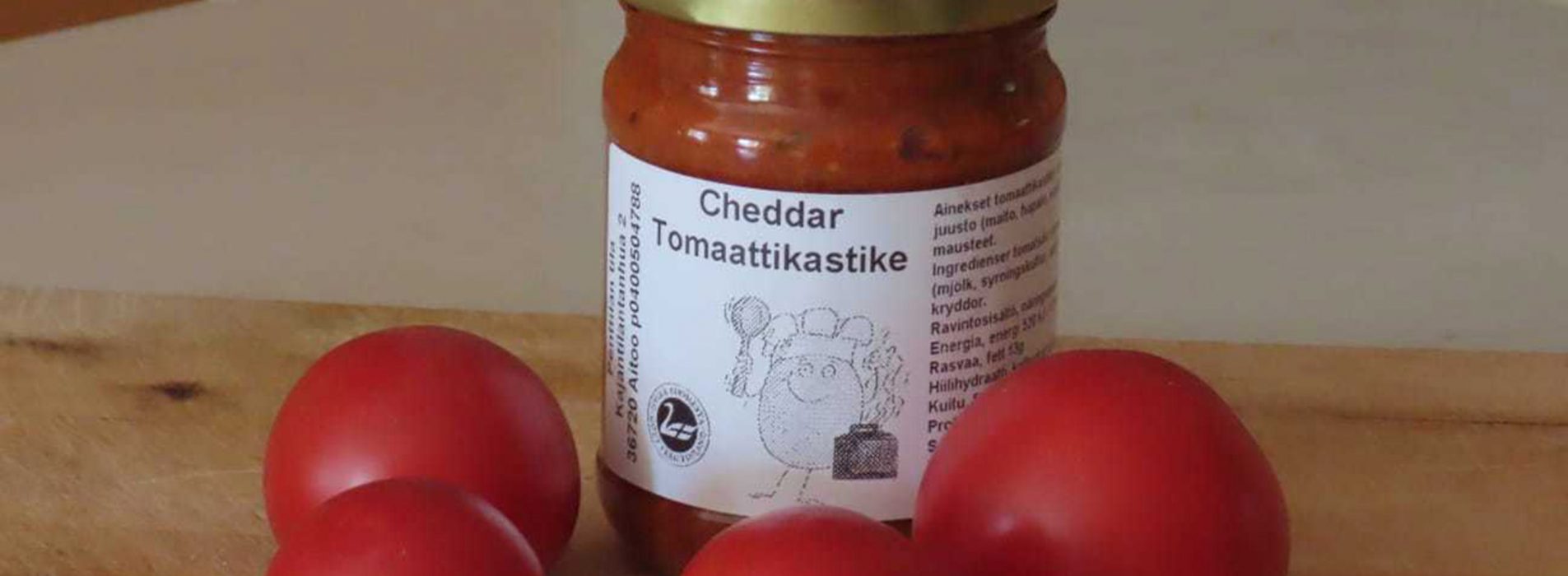 Aitoo Cheddar-tomaattikastike